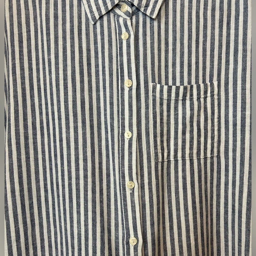 ORVIS Women’s Short Sleeve Linen Blend Button Down Shirt Size S - Picture 7 of 11